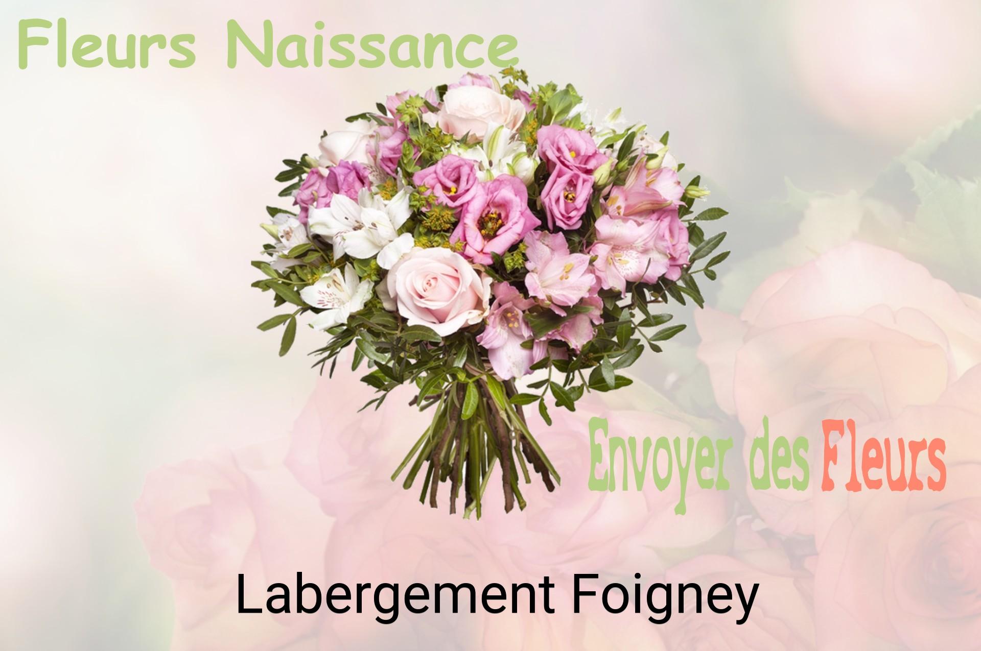 Bouquet de fleurs de naissance livré à Labergement-Foigney